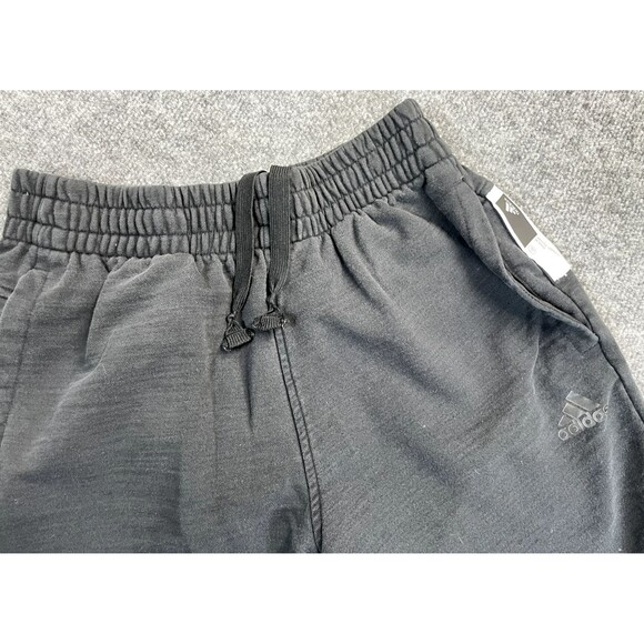 ADIDAS Mens Sport Shorts Small Black Cotton - Picture 1 of 10